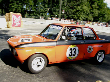 Casper Elgaard i GummiKaj's BMW 2002 Ti.